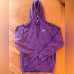 Nike Vibrant Purple Fleece Hoodie